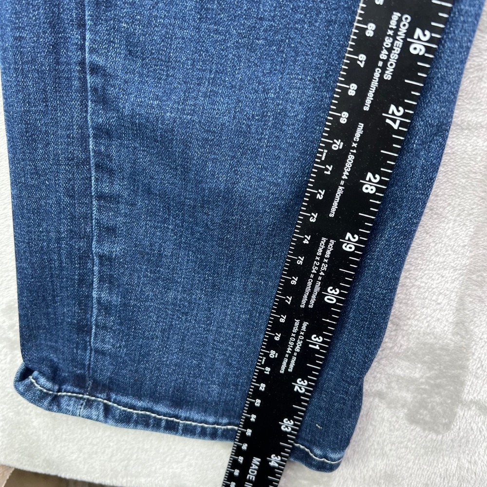 BKE Jake Straight Jeans Mens 29x34 Blue Wash Embroidered Coolmax Performance - Picture 13 of 16